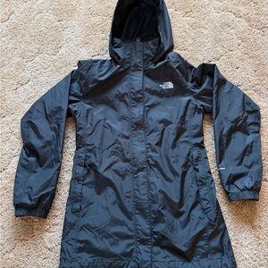 The North Face Black Mesh-Lined Rain Jacket